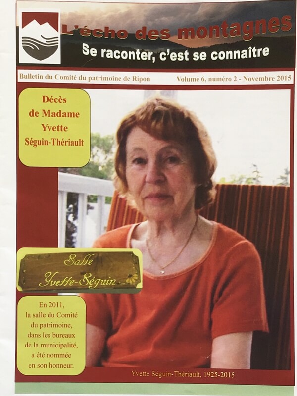 Yvette Séguin-Thériault (1925-2015)